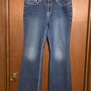 Cruel Girl Dark Blue Boot Cut Jeans